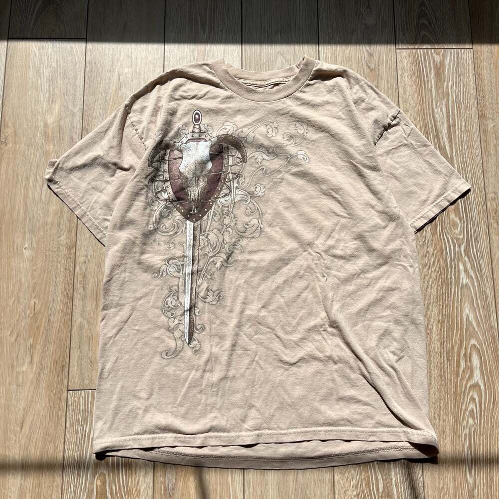 Wrangler Occasus Exemplar Graphic T-Shirt Tan XL